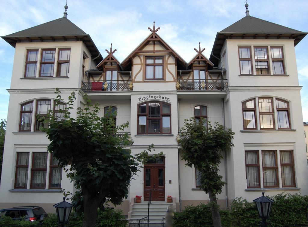 Villa Pippingsburg am Strand Heringsdorf  Exteriör bild